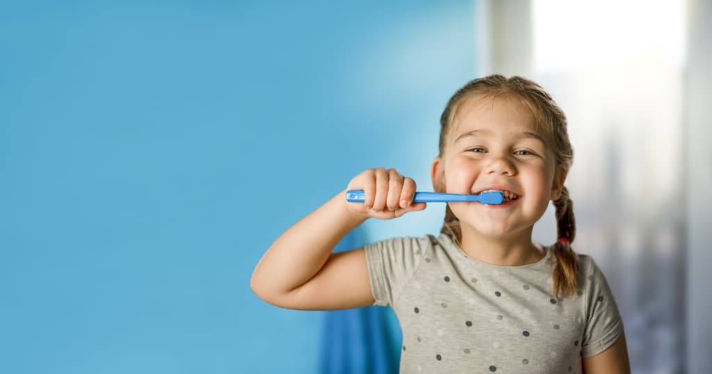 歯みがきを習慣化する子ども