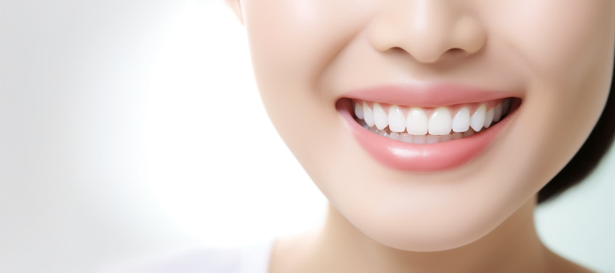 銀歯を白く治療し笑顔に自信が出た女性
